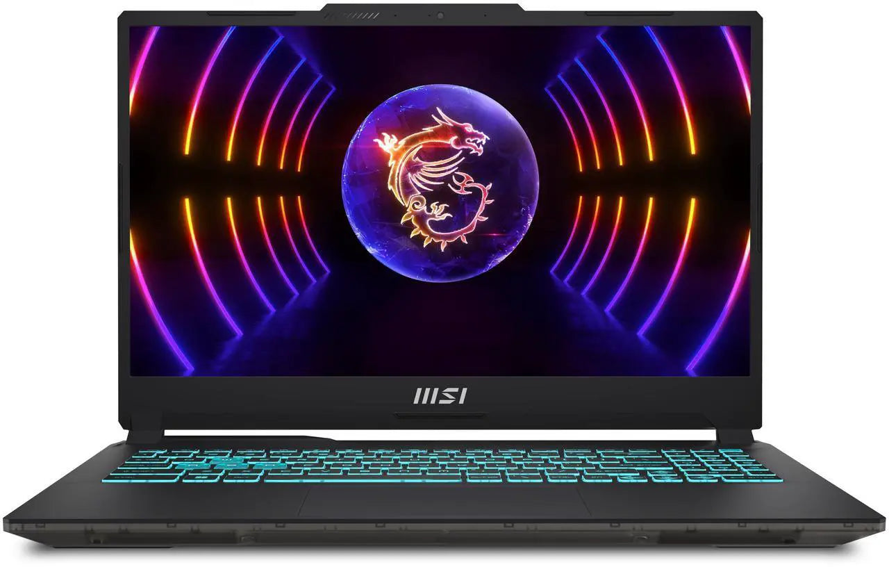 MSI Cyborg - Ordinateur portable 15,6" avec carte graphique GeForce RTX 4050 - Processeur Intel i7-13620H - 16 Go de mémoire - SSD de 512 Go - Windows 11 Famille - Ordinateurs portables de jeu - Écran IPS 144 Hz (A13VE-218US)