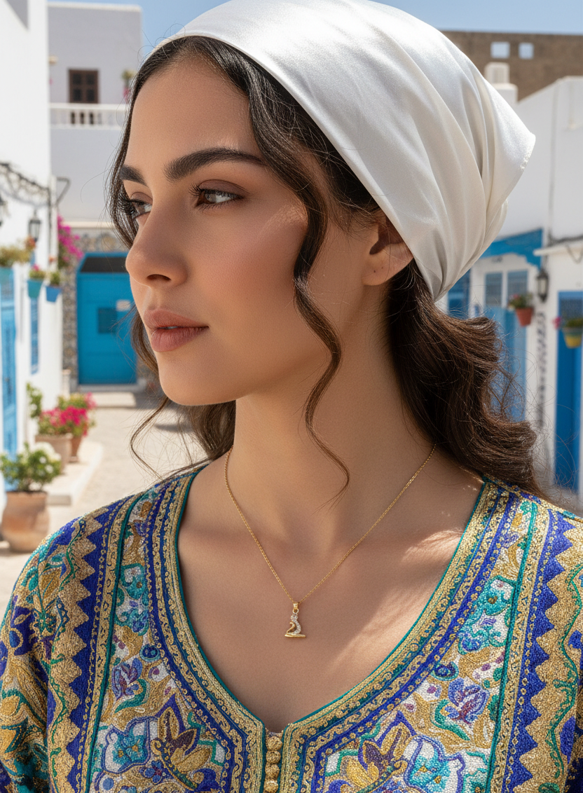 Collier Cobra Gold - stainless steel