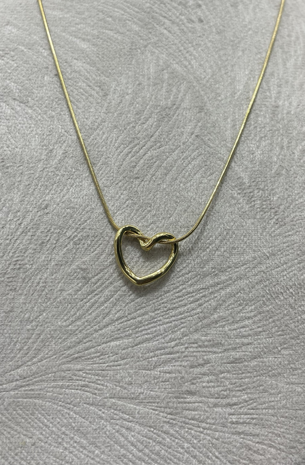 Collier Cœur Doré - stainless