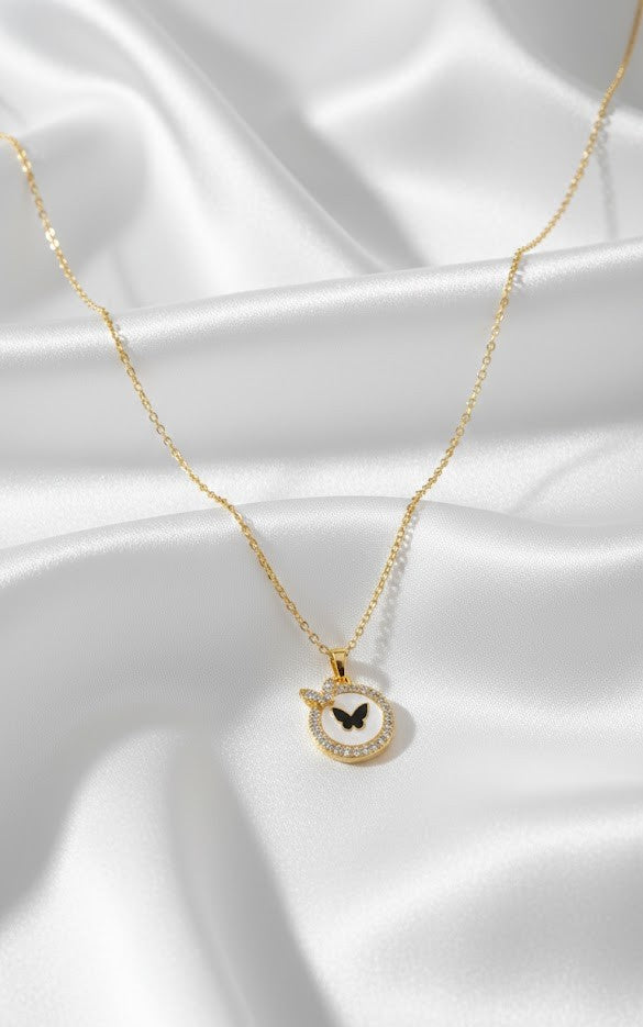 Collier Papillon Doré - stainless